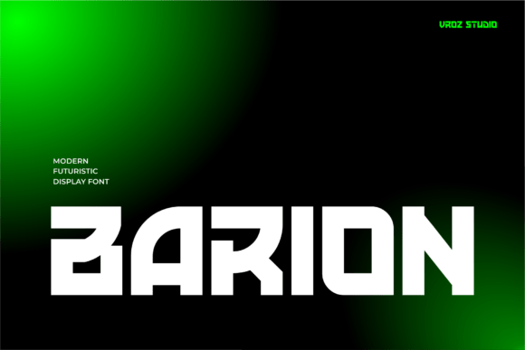 Barion: A Bold Font for Business Branding