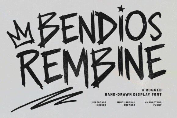Bendios Rembine: A Bold Display Font