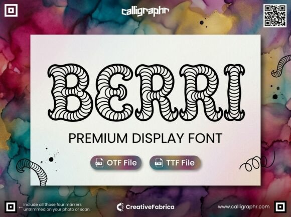 Berri: A Bold Display Font for Creative Campaigns