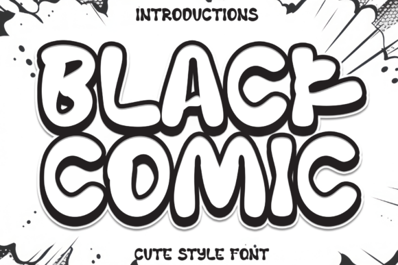 Black Comic Font for Bold Web Design