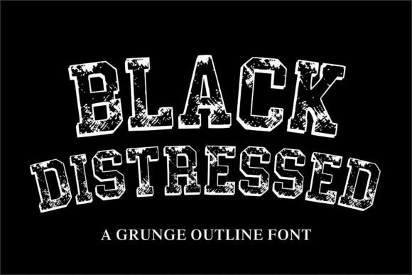 Black Distressed Font Review