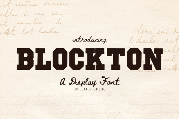 Blockton Font for Bold Web Design