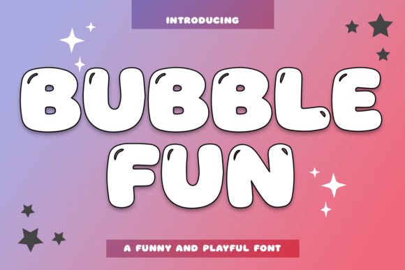 Bubble Fun Font