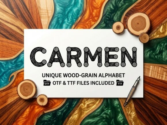 Carmen Font: Bold Display Type for Web Design