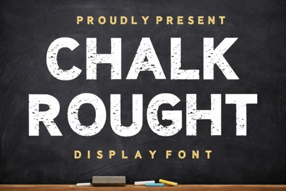 Chalk Rought Font for Business Branding