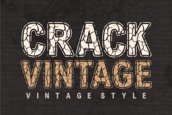 Crack Vintage Font