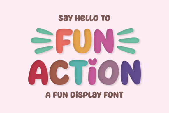 Fun Action Font for Creative Makers