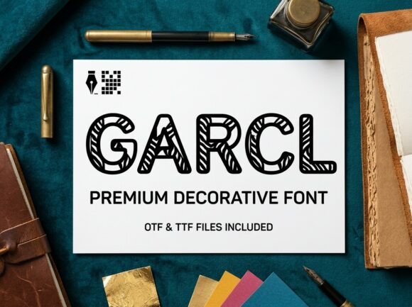 Garcl Font: Bold Display for Web Design