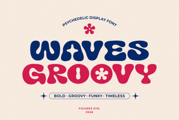 Groovy Waves Font