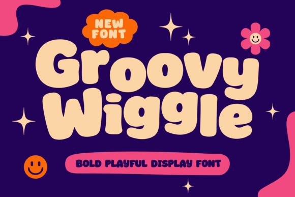 Groovy Wiggle Font for Creative Projects