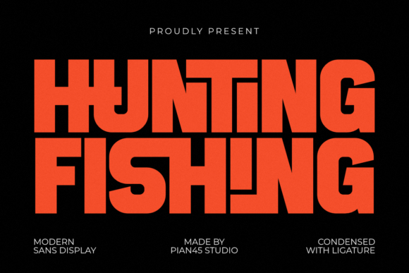 Hunting Fishing Font Review