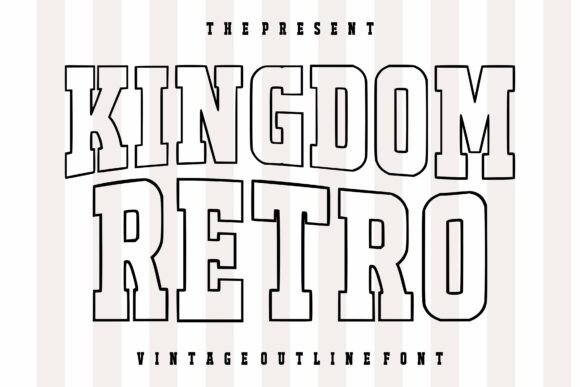 Kingdom Retro Font for Bold Branding