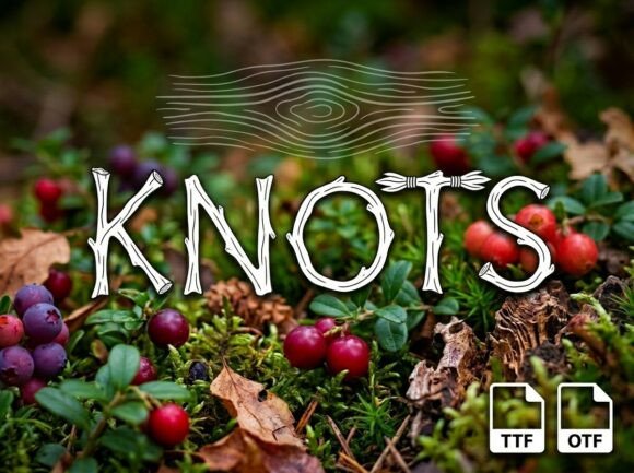 Knots Font: Bold & Beautiful