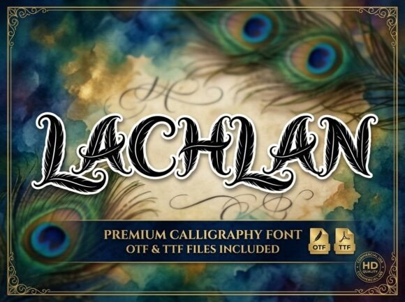 Lachlan Font: Elegant Display Type