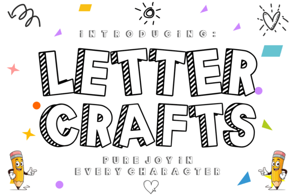 Letter Crafts – Playful Display Font