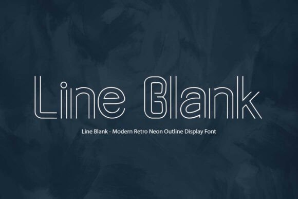 Line Blank Font Review