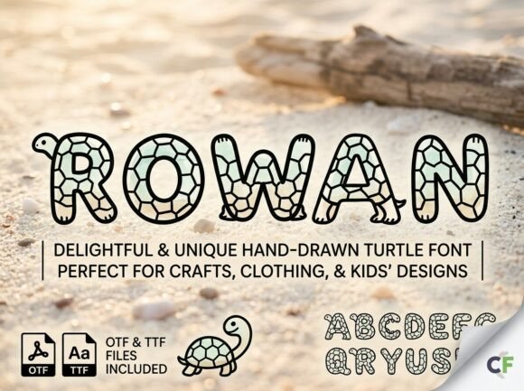 Rowan Font: Ocean-Inspired Display Type