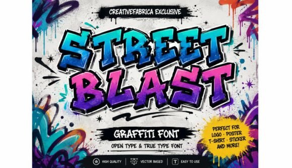 Street Blast Font for Bold Branding
