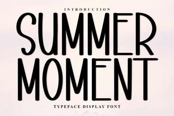 Summer Moment Font for Festive Design