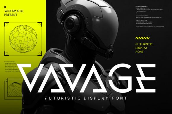 Vavage: A Futuristic Font for Bold Branding