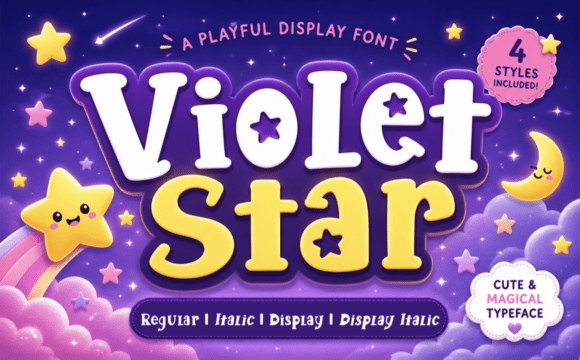 Violet Star Font Review