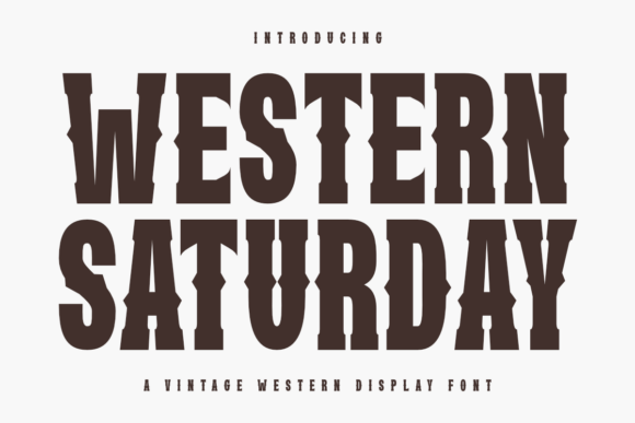 Western Saturday Font Review