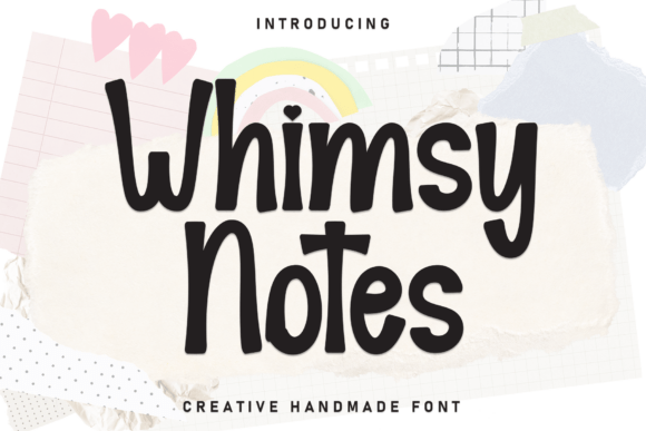 Whimsy Notes Font Review
