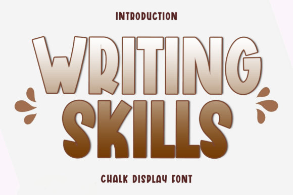 Writing Skills Font
